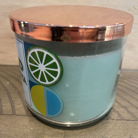 Island Margarita Bath & Body Works Candle 3 Wick Candle - Picture 2 of 5